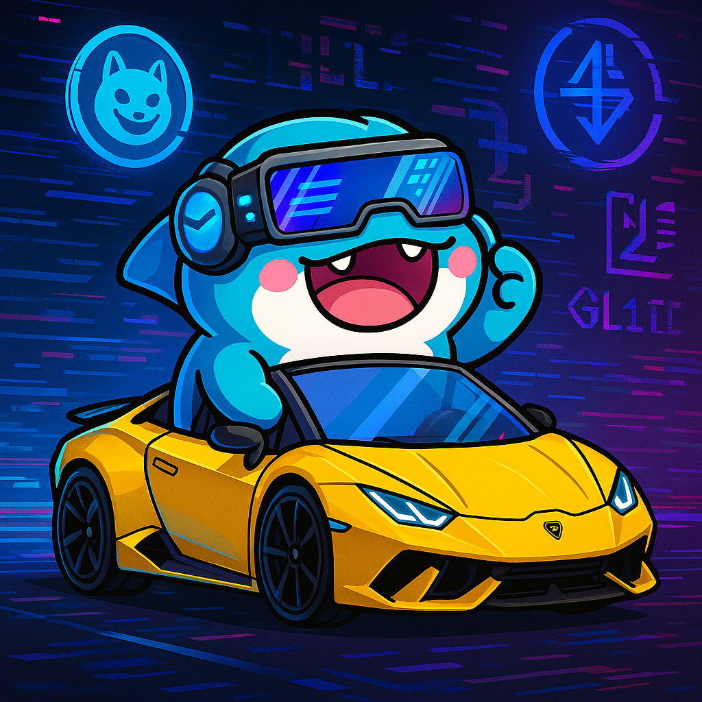 Based Sharky Cyberpunk - Driving into the Future